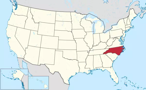 North Carolina in the United States