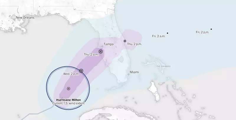 Sustained winds are at least 74 mph for hurricanes and 39 mph for tropical storms. All times Eastern. Source: National Weather Service.