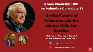 Noam Chomsky LIVE on Palestine Chronicle TV